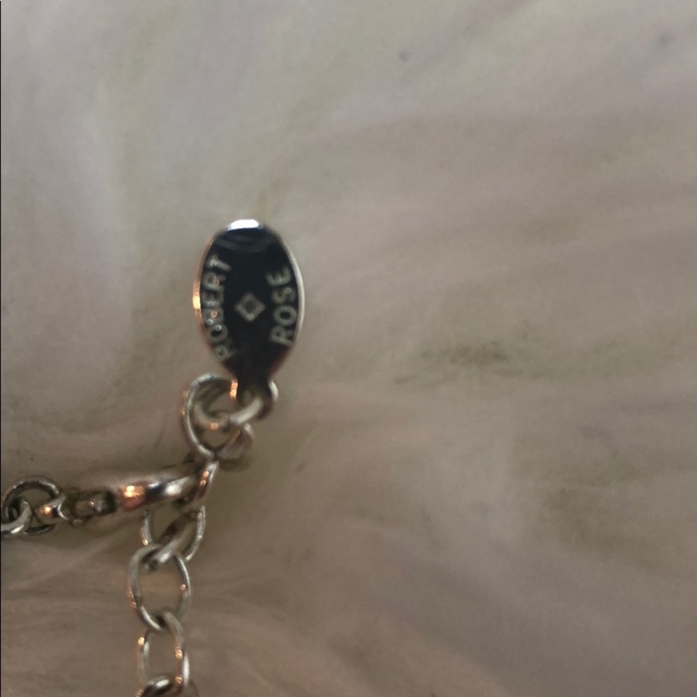 Robert Rose Clear Bauble Silver Necklace - Picture 5 of 5